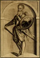 An illustration from Ombrassische Helden-Rüst-Kammer : welche von Ferdinanden, Ertzhertzogen zu Oesterreich, herrlich angerichtet (1735)