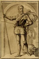 An illustration from Ombrassische Helden-Rüst-Kammer : welche von Ferdinanden, Ertzhertzogen zu Oesterreich, herrlich angerichtet (1735)
