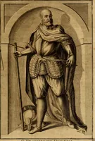 An illustration from Ombrassische Helden-Rüst-Kammer : welche von Ferdinanden, Ertzhertzogen zu Oesterreich, herrlich angerichtet (1735)