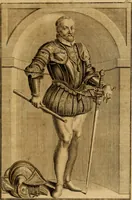 An illustration from Ombrassische Helden-Rüst-Kammer : welche von Ferdinanden, Ertzhertzogen zu Oesterreich, herrlich angerichtet (1735)