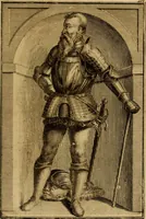 An illustration from Ombrassische Helden-Rüst-Kammer : welche von Ferdinanden, Ertzhertzogen zu Oesterreich, herrlich angerichtet (1735)