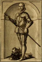 An illustration from Ombrassische Helden-Rüst-Kammer : welche von Ferdinanden, Ertzhertzogen zu Oesterreich, herrlich angerichtet (1735)