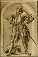 An illustration from Ombrassische Helden-Rüst-Kammer : welche von Ferdinanden, Ertzhertzogen zu Oesterreich, herrlich angerichtet (1735)