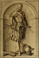 An illustration from Ombrassische Helden-Rüst-Kammer : welche von Ferdinanden, Ertzhertzogen zu Oesterreich, herrlich angerichtet (1735)