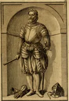 An illustration from Ombrassische Helden-Rüst-Kammer : welche von Ferdinanden, Ertzhertzogen zu Oesterreich, herrlich angerichtet (1735)