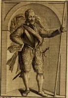 An illustration from Ombrassische Helden-Rüst-Kammer : welche von Ferdinanden, Ertzhertzogen zu Oesterreich, herrlich angerichtet (1735)