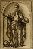 An illustration from Ombrassische Helden-Rüst-Kammer : welche von Ferdinanden, Ertzhertzogen zu Oesterreich, herrlich angerichtet (1735)