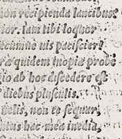 An illustration from Omnes Georgii Macropedii Fabvlae comicae, denvo recognite, et iusto ordine (prout editae sunt) in duas partes diuisae (1552)