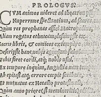 Picture 6 of 30 from Omnes Georgii Macropedii Fabvlae comicae, denvo recognite, et iusto ordine (prout editae sunt) in duas partes diuisae (1552), leaf 98