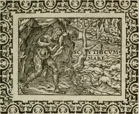 Picture 55 of 263 from Omnia Andreae Alciati v. c. emblemata : cum commentariis, quibus emblematum omnium aperta origine, mens authoris explicatur, & obscura omnia dubiaque illustrantur (1583), leaf 176