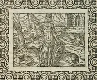 An illustration from Omnia Andreae Alciati v. c. emblemata : cum commentariis, quibus emblematum omnium aperta origine, mens authoris explicatur, & obscura omnia dubiaque illustrantur (1583)