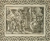 An illustration from Omnia Andreae Alciati v. c. emblemata : cum commentariis, quibus emblematum omnium aperta origine, mens authoris explicatur, & obscura omnia dubiaque illustrantur (1583)
