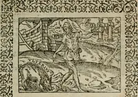 Picture 66 of 263 from Omnia Andreae Alciati v. c. emblemata : cum commentariis, quibus emblematum omnium aperta origine, mens authoris explicatur, & obscura omnia dubiaque illustrantur (1583), leaf 202