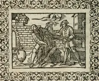 An illustration from Omnia Andreae Alciati v. c. emblemata : cum commentariis, quibus emblematum omnium aperta origine, mens authoris explicatur, & obscura omnia dubiaque illustrantur (1583)