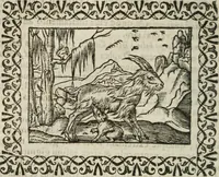 An illustration from Omnia Andreae Alciati v. c. emblemata : cum commentariis, quibus emblematum omnium aperta origine, mens authoris explicatur, & obscura omnia dubiaque illustrantur (1583)