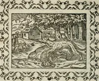 An illustration from Omnia Andreae Alciati v. c. emblemata : cum commentariis, quibus emblematum omnium aperta origine, mens authoris explicatur, & obscura omnia dubiaque illustrantur (1583)