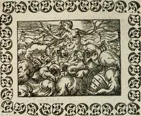 An illustration from Omnia Andreae Alciati v. c. emblemata : cum commentariis, quibus emblematum omnium aperta origine, mens authoris explicatur, & obscura omnia dubiaque illustrantur (1583)