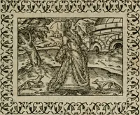 An illustration from Omnia Andreae Alciati v. c. emblemata : cum commentariis, quibus emblematum omnium aperta origine, mens authoris explicatur, & obscura omnia dubiaque illustrantur (1583)