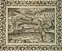 An illustration from Omnia Andreae Alciati v. c. emblemata : cum commentariis, quibus emblematum omnium aperta origine, mens authoris explicatur, & obscura omnia dubiaque illustrantur (1583)