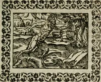 An illustration from Omnia Andreae Alciati v. c. emblemata : cum commentariis, quibus emblematum omnium aperta origine, mens authoris explicatur, & obscura omnia dubiaque illustrantur (1583)