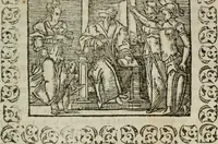 An illustration from Omnia Andreae Alciati v. c. emblemata : cum commentariis, quibus emblematum omnium aperta origine, mens authoris explicatur, & obscura omnia dubiaque illustrantur (1583)