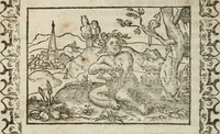 An illustration from Omnia Andreae Alciati v. c. emblemata : cum commentariis, quibus emblematum omnium aperta origine, mens authoris explicatur, & obscura omnia dubiaque illustrantur (1583)