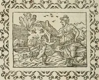 An illustration from Omnia Andreae Alciati v. c. emblemata : cum commentariis, quibus emblematum omnium aperta origine, mens authoris explicatur, & obscura omnia dubiaque illustrantur (1583)