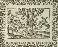 An illustration from Omnia Andreae Alciati v. c. emblemata : cum commentariis, quibus emblematum omnium aperta origine, mens authoris explicatur, & obscura omnia dubiaque illustrantur (1583)