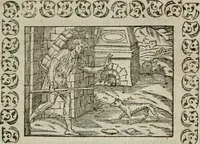 An illustration from Omnia Andreae Alciati v. c. emblemata : cum commentariis, quibus emblematum omnium aperta origine, mens authoris explicatur, & obscura omnia dubiaque illustrantur (1583)