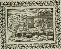 An illustration from Omnia Andreae Alciati v. c. emblemata : cum commentariis, quibus emblematum omnium aperta origine, mens authoris explicatur, & obscura omnia dubiaque illustrantur (1583)