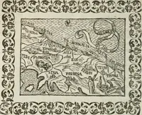 An illustration from Omnia Andreae Alciati v. c. emblemata : cum commentariis, quibus emblematum omnium aperta origine, mens authoris explicatur, & obscura omnia dubiaque illustrantur (1583)