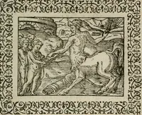 An illustration from Omnia Andreae Alciati v. c. emblemata : cum commentariis, quibus emblematum omnium aperta origine, mens authoris explicatur, & obscura omnia dubiaque illustrantur (1583)