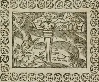 An illustration from Omnia Andreae Alciati v. c. emblemata : cum commentariis, quibus emblematum omnium aperta origine, mens authoris explicatur, & obscura omnia dubiaque illustrantur (1583)