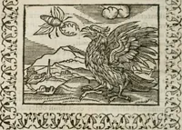 An illustration from Omnia Andreae Alciati v. c. emblemata : cum commentariis, quibus emblematum omnium aperta origine, mens authoris explicatur, & obscura omnia dubiaque illustrantur (1583)