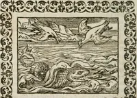 An illustration from Omnia Andreae Alciati v. c. emblemata : cum commentariis, quibus emblematum omnium aperta origine, mens authoris explicatur, & obscura omnia dubiaque illustrantur (1583)