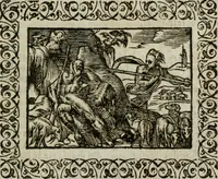 An illustration from Omnia Andreae Alciati v. c. emblemata : cum commentariis, quibus emblematum omnium aperta origine, mens authoris explicatur, & obscura omnia dubiaque illustrantur (1583)