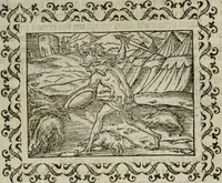 An illustration from Omnia Andreae Alciati v. c. emblemata : cum commentariis, quibus emblematum omnium aperta origine, mens authoris explicatur, & obscura omnia dubiaque illustrantur (1583)
