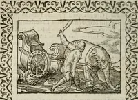 An illustration from Omnia Andreae Alciati v. c. emblemata : cum commentariis, quibus emblematum omnium aperta origine, mens authoris explicatur, & obscura omnia dubiaque illustrantur (1583)