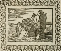 Picture 229 of 263 from Omnia Andreae Alciati v. c. emblemata : cum commentariis, quibus emblematum omnium aperta origine, mens authoris explicatur, & obscura omnia dubiaque illustrantur (1583), leaf 585