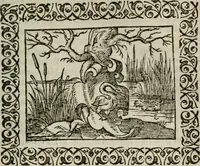 An illustration from Omnia Andreae Alciati v. c. emblemata : cum commentariis, quibus emblematum omnium aperta origine, mens authoris explicatur, & obscura omnia dubiaque illustrantur (1583)