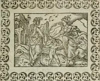 An illustration from Omnia Andreae Alciati v. c. emblemata : cum commentariis, quibus emblematum omnium aperta origine, mens authoris explicatur, & obscura omnia dubiaque illustrantur (1583)