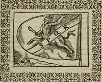 Picture 25 of 263 from Omnia Andreae Alciati v. c. emblemata : cum commentariis, quibus emblematum omnium aperta origine, mens authoris explicatur, & obscura omnia dubiaque illustrantur (1583), leaf 86