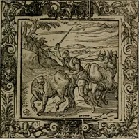 Picture 51 of 269 from Omnia Andreae Alciati v.c. emblemata : cum commentariis, quibus emblematum omnium aperta origine, mens auctoris explicatur, & obscura omnia dubiaque illustrantur (1581), leaf 188