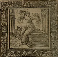 An illustration from Omnia Andreae Alciati v.c. emblemata : cum commentariis, quibus emblematum omnium aperta origine, mens auctoris explicatur, & obscura omnia dubiaque illustrantur (1581)