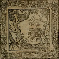 An illustration from Omnia Andreae Alciati v.c. emblemata : cum commentariis, quibus emblematum omnium aperta origine, mens auctoris explicatur, & obscura omnia dubiaque illustrantur (1581)