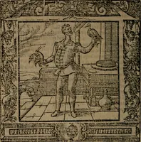 An illustration from Omnia Andreae Alciati v.c. emblemata : cum commentariis, quibus emblematum omnium aperta origine, mens auctoris explicatur, & obscura omnia dubiaque illustrantur (1581)