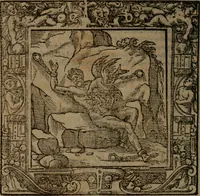 An illustration from Omnia Andreae Alciati v.c. emblemata : cum commentariis, quibus emblematum omnium aperta origine, mens auctoris explicatur, & obscura omnia dubiaque illustrantur (1581)