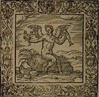 An illustration from Omnia Andreae Alciati v.c. emblemata : cum commentariis, quibus emblematum omnium aperta origine, mens auctoris explicatur, & obscura omnia dubiaque illustrantur (1581)