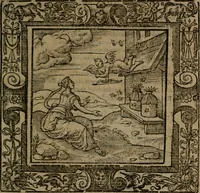 An illustration from Omnia Andreae Alciati v.c. emblemata : cum commentariis, quibus emblematum omnium aperta origine, mens auctoris explicatur, & obscura omnia dubiaque illustrantur (1581)
