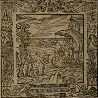 An illustration from Omnia Andreae Alciati v.c. emblemata : cum commentariis, quibus emblematum omnium aperta origine, mens auctoris explicatur, & obscura omnia dubiaque illustrantur (1581)